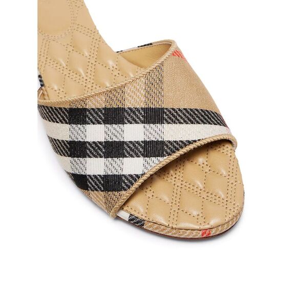Burberry Women Sloane Check Slippers - Picture 6 of 7